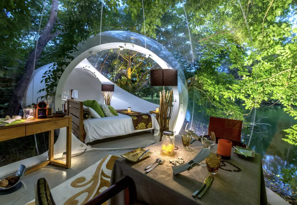 pvc inflatable bubble tent